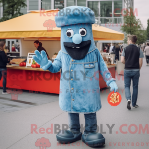 Cyan Currywurst máscara de...