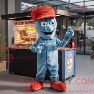 Cyan Currywurst máscara de...