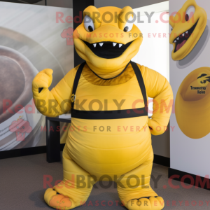 Yellow Titanoboa mascot...