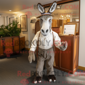 Ezel mascotte kostuum...