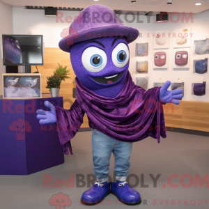 Purple Plate Spinner maskot...