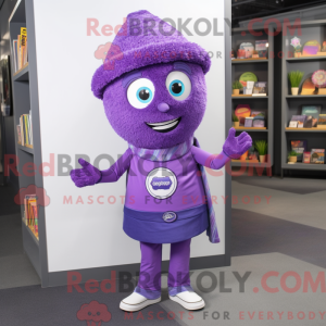 Purple Plate Spinner maskot...