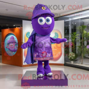 Purple Plate Spinner maskot...
