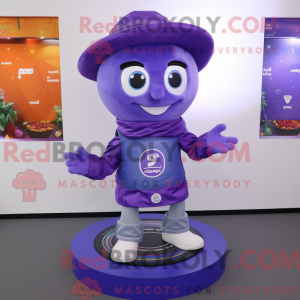 Postava maskota Purple...
