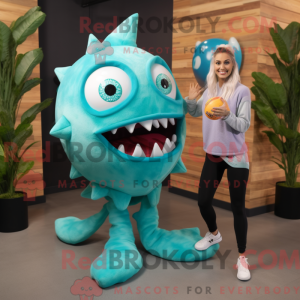 Costume mascotte de Piranha...