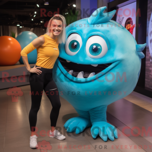 Turkis Piranha maskot...