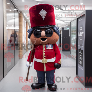 Maroon British Royal Guard...