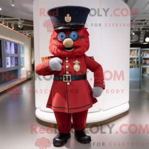 Maroon mascottekostuum van...