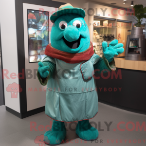 Teal Goulash Maskottchen...