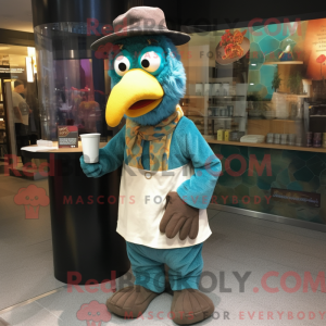 Teal Goulash Maskottchen...