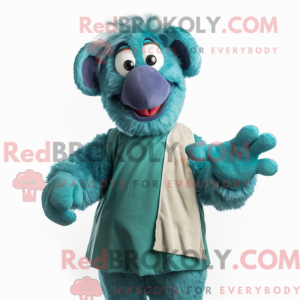 Teal Goulash Maskottchen...