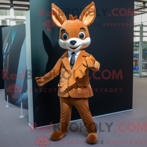Brun rådyr maskot kostume...