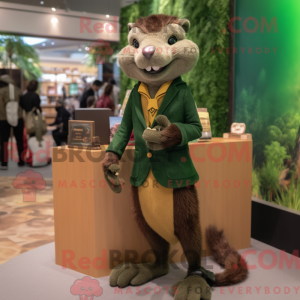 Máscara Olive Mongoose com...