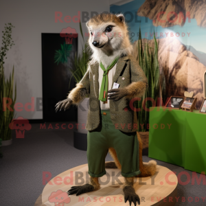 Máscara Olive Mongoose com...