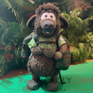 Forest Green Suffolk Sheep...
