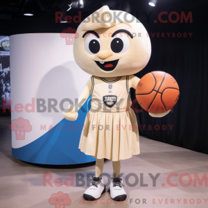 Cream Basketball Ball...