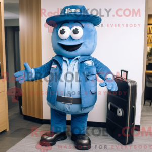 Personnage mascotte de Blue...