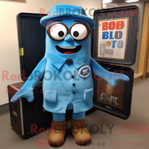 Blue Bbq Ribs mascot...