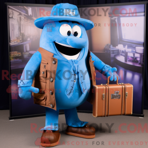 Personnage mascotte de Blue...