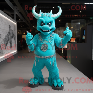 Disfraz de mascota Cyan...