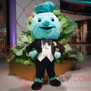 Turquoise Cabbage mascot...
