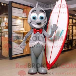Gray Surfboard mascot...