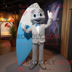 Gray Surfboard mascot...