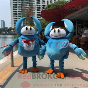 Postava maskota Sky Blue...