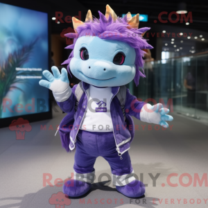 Postava maskota Purple...