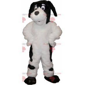 Mascotte cane bianco e nero peloso e carino - Redbrokoly.com