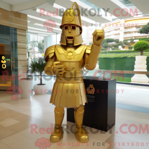 Máscara de soldado romano...