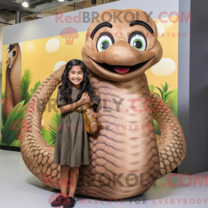Brun Anaconda maskot...