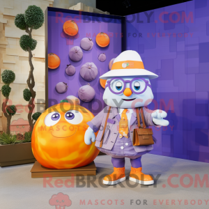 Lavendel mandarin maskot...