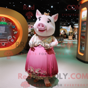 Pig mascot costume...