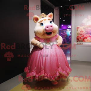 Disfraz de mascota de cerdo...
