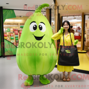 Postava maskota Lime Green...