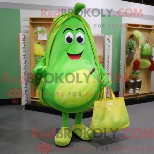 Postava maskota Lime Green...