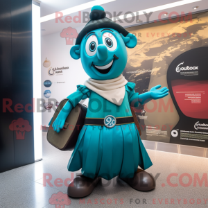 Turquoise Guinness mascot...