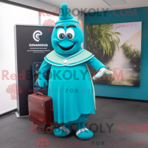 Turquoise Guinness mascot...