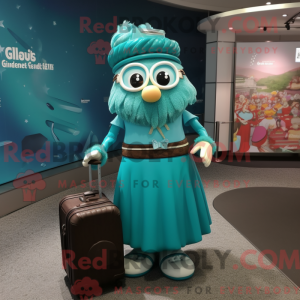 Turquoise Guinness mascot...