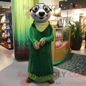 Forest Green Meerkat maskot...