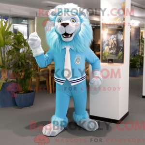 Costume de mascotte de Lion...