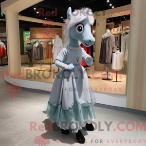 Gray Mare-maskotdraktfigur...
