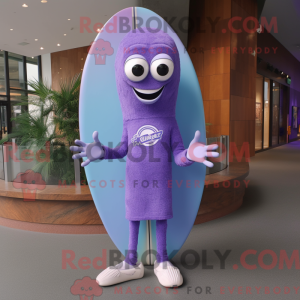 Lavendel surferett maskot...