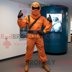 Rust Gi Joe mascottekostuum...