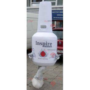 Maskot jätte vit nagellack. Blanco maskot - Redbrokoly.com
