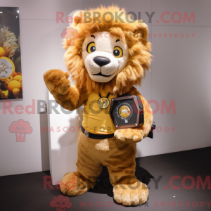 Costume de mascotte de Lion...