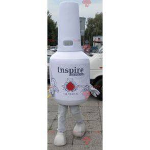Maskot jätte vit nagellack. Blanco maskot - Redbrokoly.com