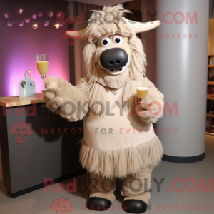 Disfraz de mascota Yak...
