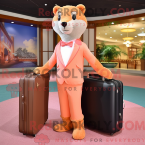 Peach Mongoose mascot...
